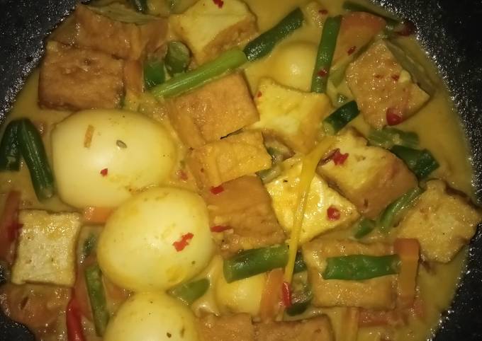 Resep Sayur Tahu Telur Kari Oleh Eka Cookpad