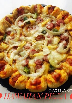 Foto resep Hawaiian pizza