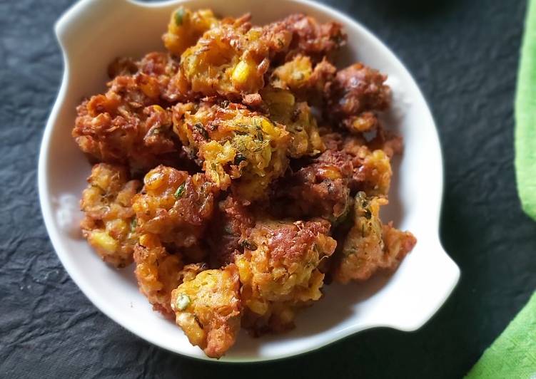 Easiest Way to Prepare Favorite Sweet Corn Fritters with Tangy Chutney