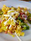 Tubetti con salsiccia,patate e friggitelli