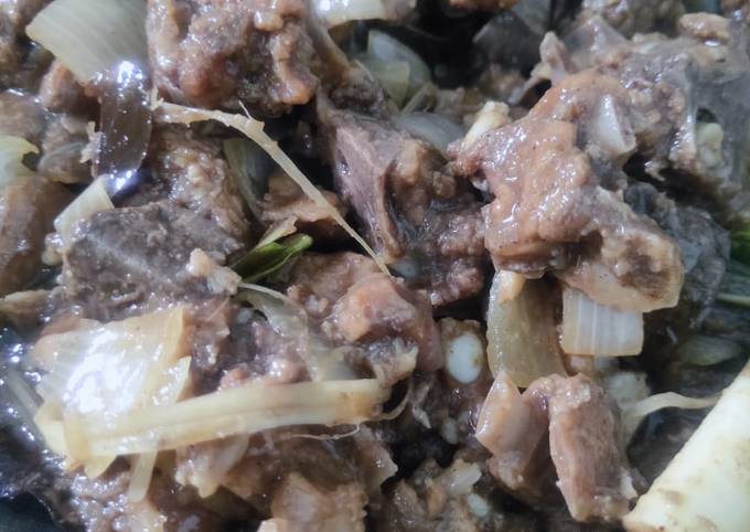 Semur daging kambing