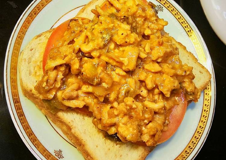 Simple Way to Make Super Quick Homemade Simple Sloppy Joe Toppings on Toast (sandwich)