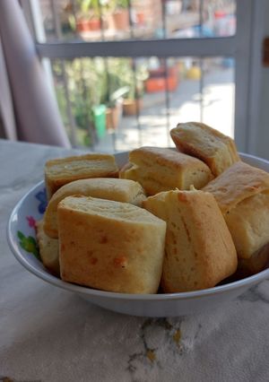 Una foto de Bizcochitos de crema y queso