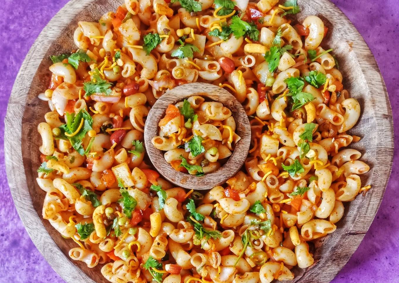 Spicy Macaroni Chat