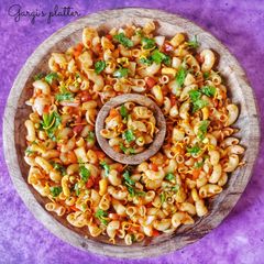 Spicy Macaroni Chat A picture of Spicy Macaroni Chat.