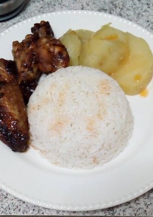 Una foto de Alitas adobadas orientales