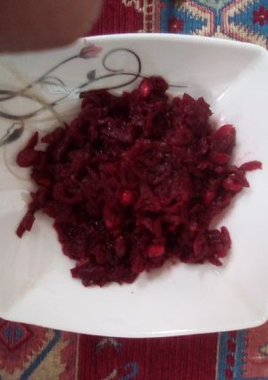 عکسی از دستور ترشی لبو