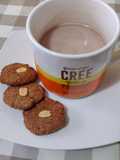 Galletas de okara o bagazo de almendra y harina de avena