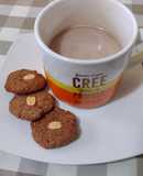 Galletas de okara o bagazo de almendra y harina de avena