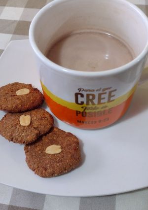 Una foto de Galletas de okara o bagazo de almendra y harina de avena