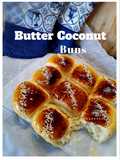 Butter Coconut Bun (Bakery Style soft and moist) EGGLESS