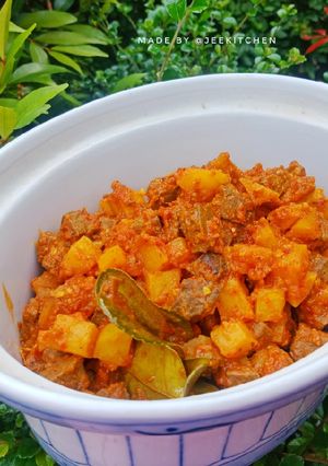 Foto resep Sambel Goreng Hati Sapi + Kentang