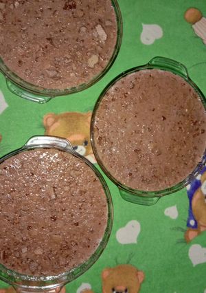 Foto resep Puding nabati wafer coklat