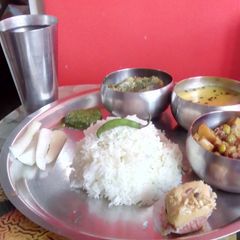 A picture of Lauki chane ki dal.