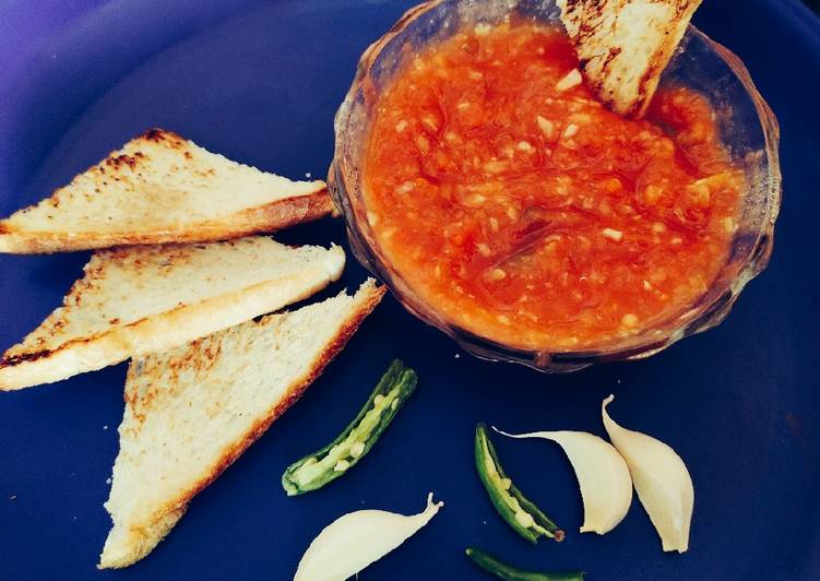 Easiest Way to Prepare Quick Naga style tomato chutney