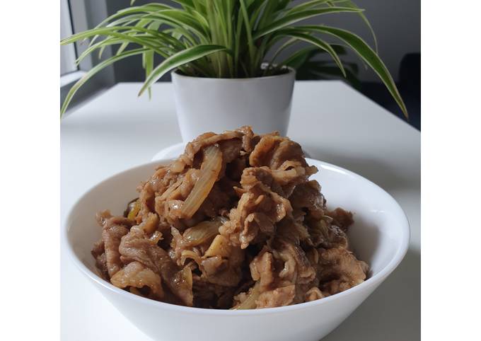 Beef Teriyaki ala Yoshinoya