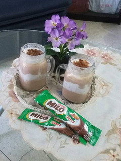 Foto resep Homemade Milo Ice Cream