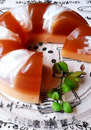 Hình của món RAU CÂU sữa dừa, đường thốt nốt.
