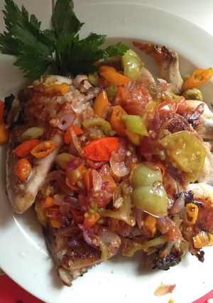 Foto resep Ayam Panggang Dabu Dabu