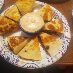 A picture of Cheeseburger Quesadillas.