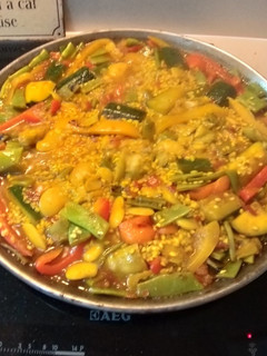 A picture of Paella.