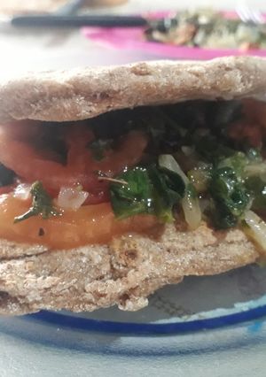 Una foto de Sándwiches fit de harina integral!!