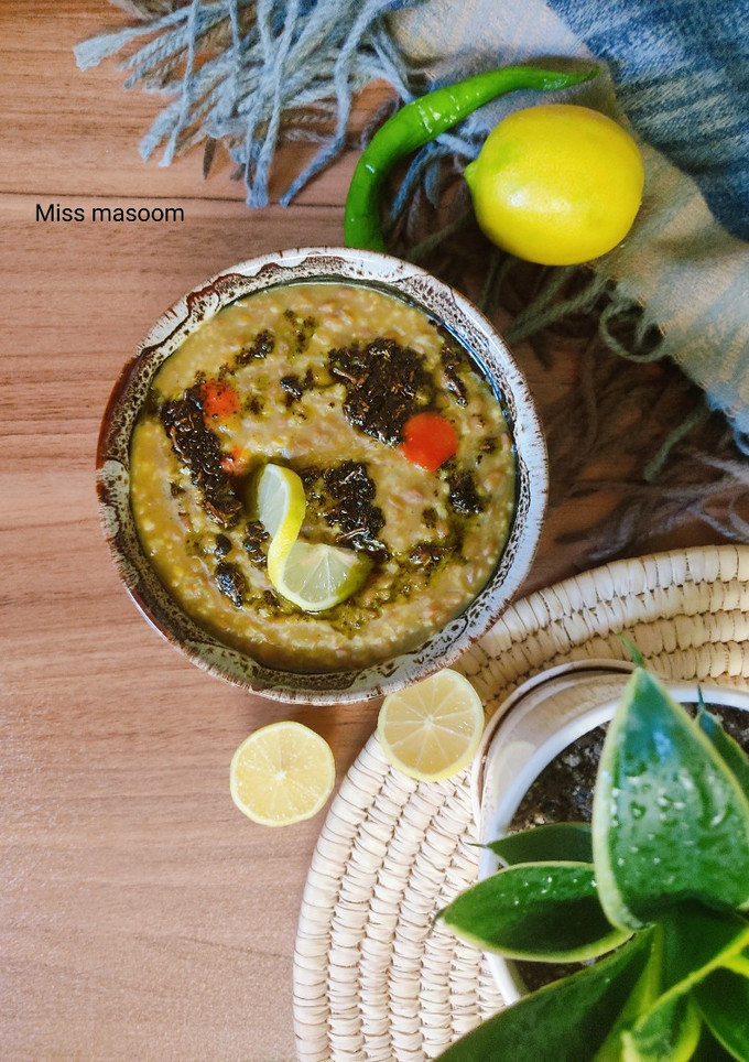 عکسی از دستور آش عدس سه سوته