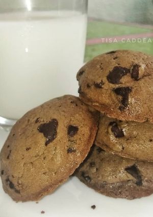 Foto resep Soft Cookies Choco Chip Sederhana Enak