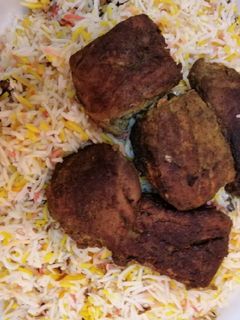 صورة لوصفة الأرز مع السمك
