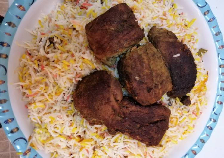 الأرز مع السمك