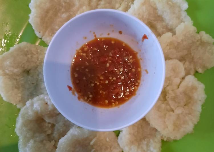 Rujak Cireng nasi