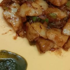 A picture of Masala Idli.