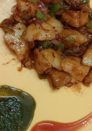 A picture of Masala Idli.