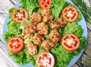 Hình của món Chả Mực Thì Là.