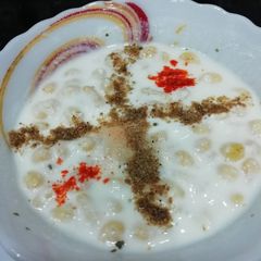 A picture of Boondi Raita.