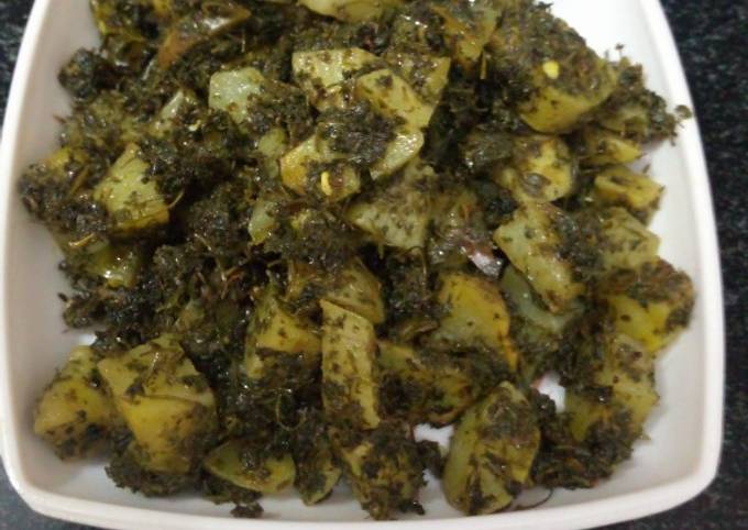 Recipe of Ultimate Methi ki sabzi