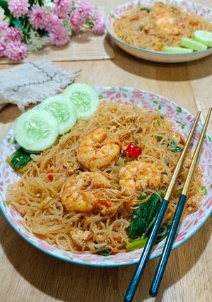 Foto resep Bihun Udang Pedas