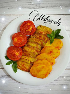 عکسی از دستور 💕 خوراک کدو سبز 😋