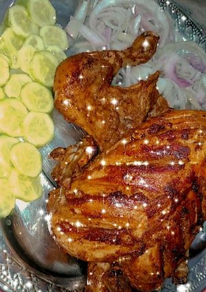 A picture of Spicy whole chicken.