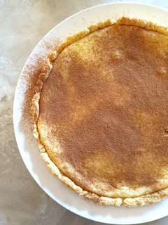 A picture of Milk tart.