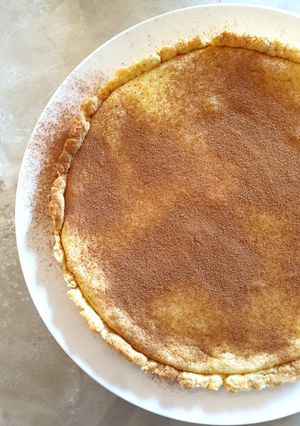 A picture of Milk tart.