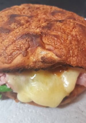 A picture of My Toasted Cheesy Bap Sandwich. 😀.