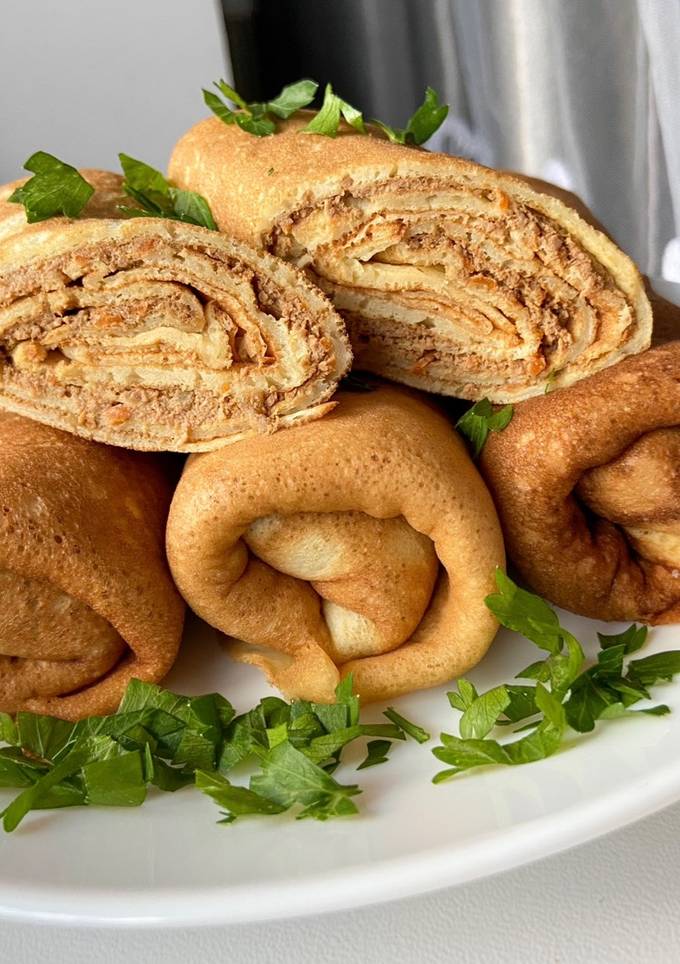 Млинці з печінкою