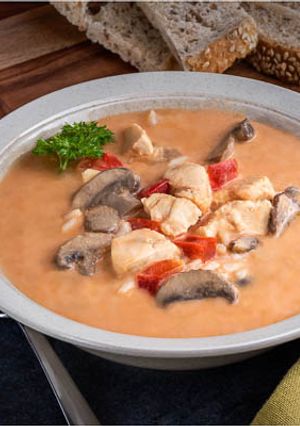 A picture of Wicked Thai chicken soup.