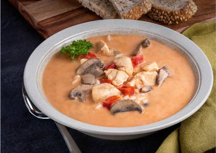 Recipe of Tasty Wicked Thai chicken soup