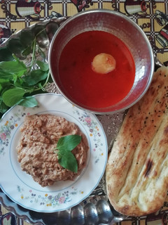 عکسی از دستور گوشت و نخود