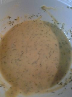 A picture of Dill mustard.
