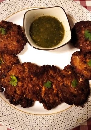 A picture of Chapli Kabab.