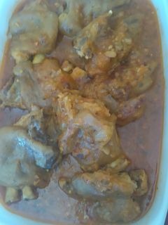 Una foto de Peus porc con olla GM