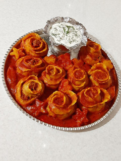 عکسی از دستور مانتی گل رز